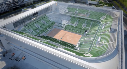 Le stade Roland-Garros se prépare pour les Jeux de - Ville de Paris