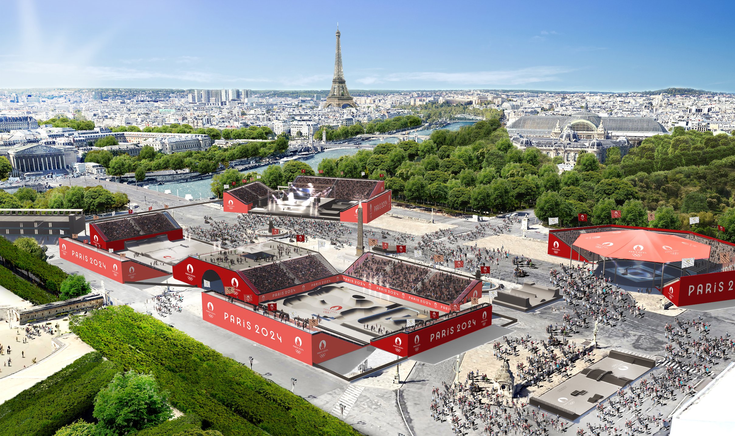 ESS 2024 PARIS 2024 Le futur site olympique de la Place de la